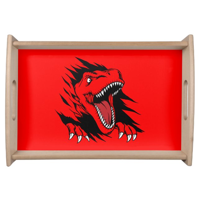 Dinosaur kids serving tray (Front)