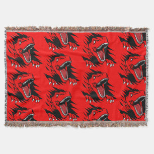 Dinosaur kids throw blanket