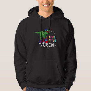 Dinosaur Kindergarten Crew Back To School Hoodie