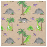 Dinosaur Land Cute Dino Fabric
