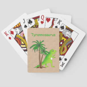 Dinosaur Land Cute Dino Poker Cards