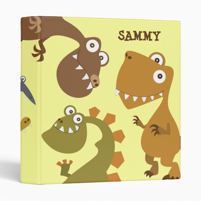 Dinosaur Land Kids Binder (Front/Spine)
