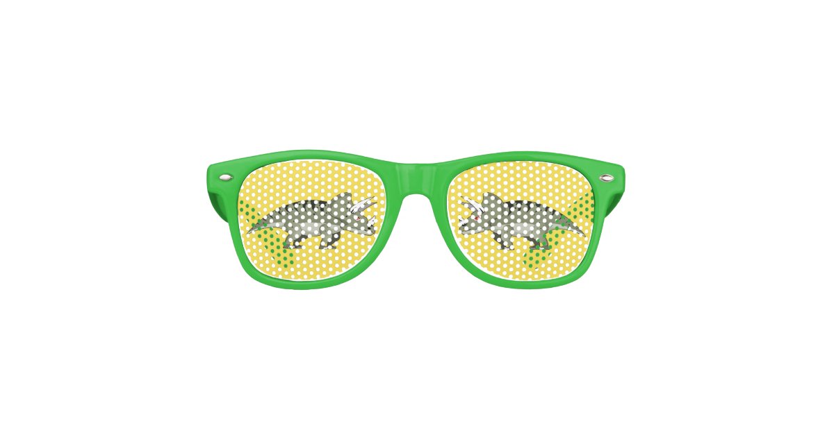 Dinosaur Lens Party Glasses
