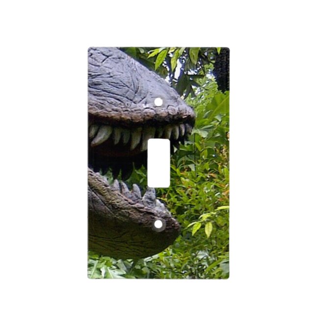 Dinosaur Light Switch Cover (Front)