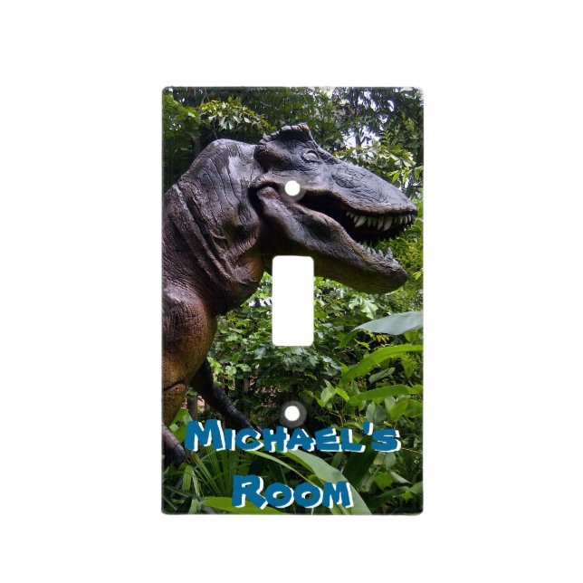 Dinosaur Light Switch Cover (Front)