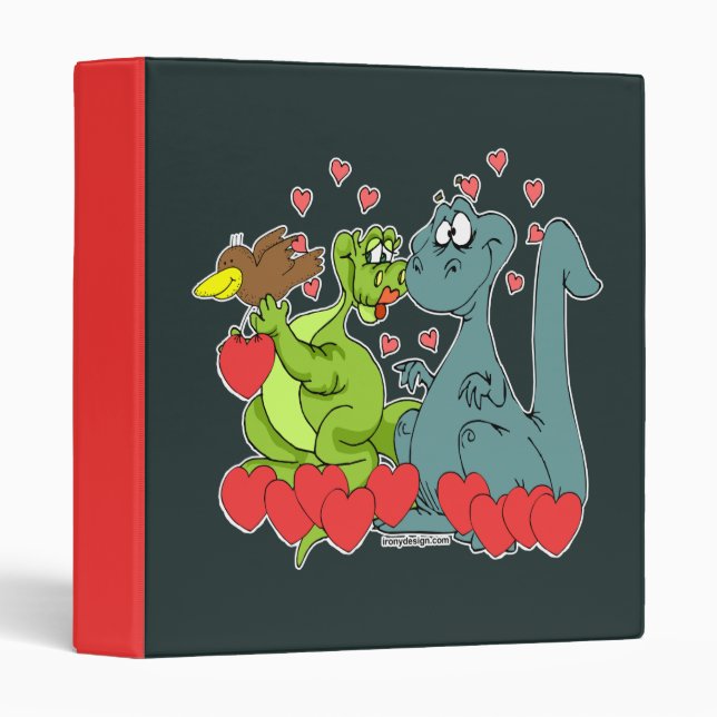 Dinosaur Love Binder (Front/Spine)