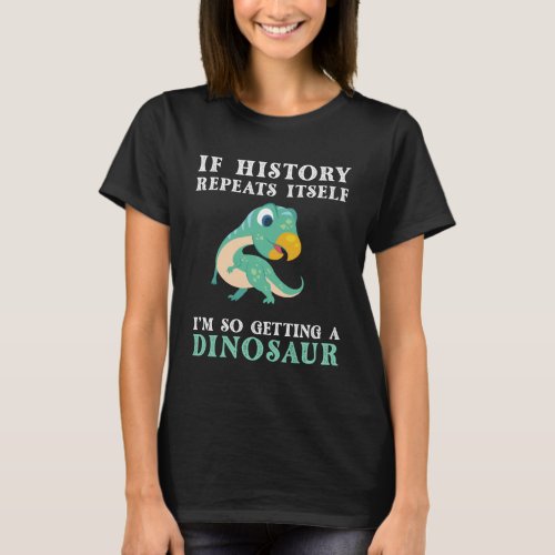 Dinosaur lover gift for adults diverse group  T_Shirt