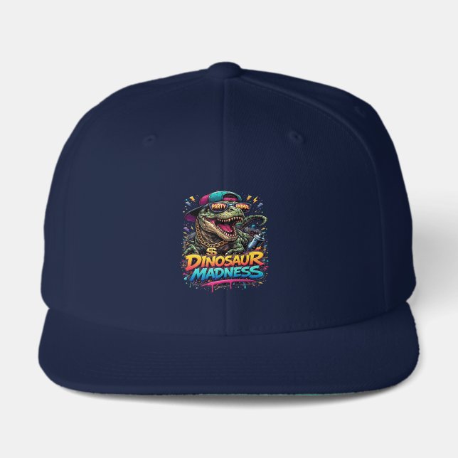 Dinosaur Madness — Party Animal T‑Rex Graphic Visor (Front)