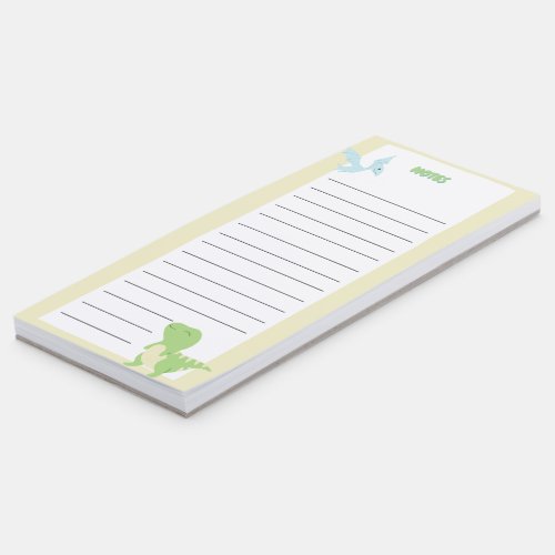 Dinosaur Magnetic Notepad 