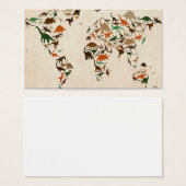 Dinosaur Map of the World Map (Front & Back)