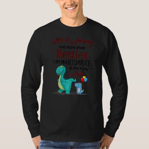 Dinosaur Me And Nanny Are More Than Besties She is T_Shirt