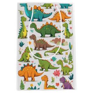 dinosaur medium gift bag