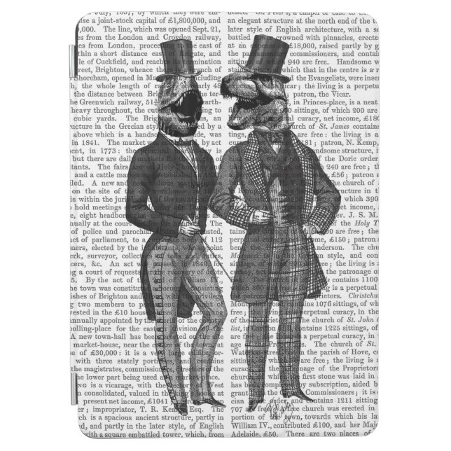 Dinosaur Men Lads Night Out iPad Air Cover (Front)