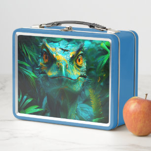 Dinosaur Metal Lunch Box