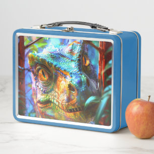 Dinosaur Metal Lunch Box