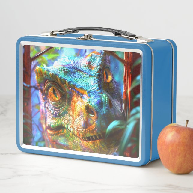 Dinosaur Metal Lunch Box (In Situ)