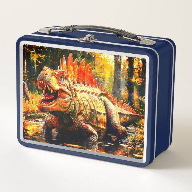 Dinosaur Metal Lunch Box (Front)