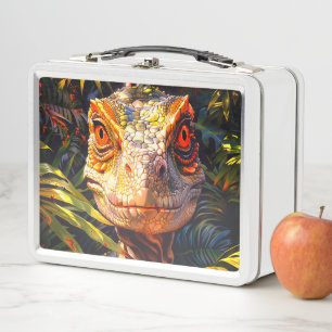 Dinosaur Metal Lunch Box