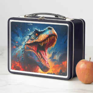Dinosaur Metal Lunch Box