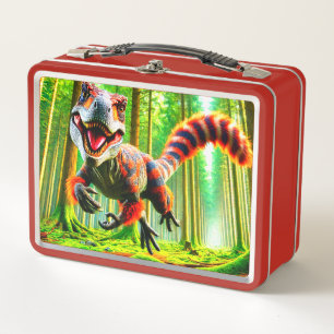 Dinosaur Metal Lunch Box