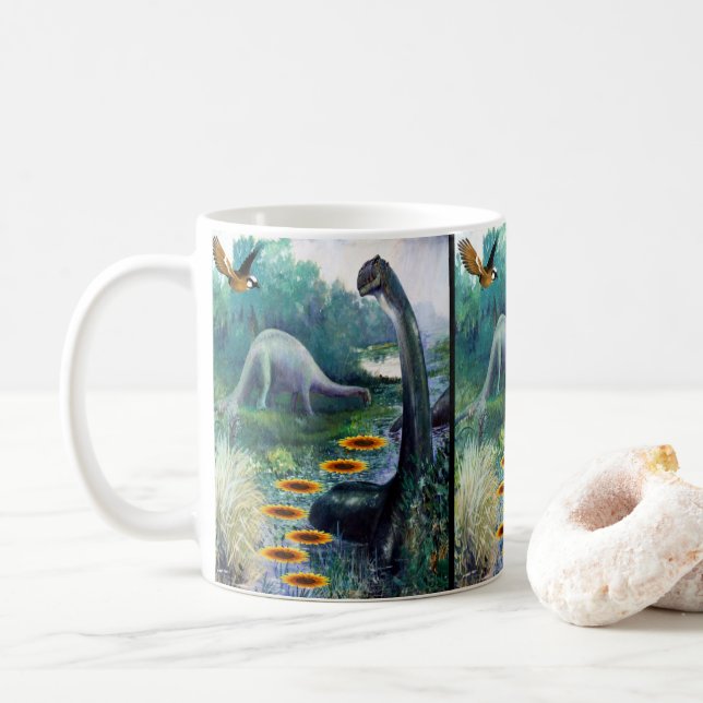dinosaur mug (With Donut)