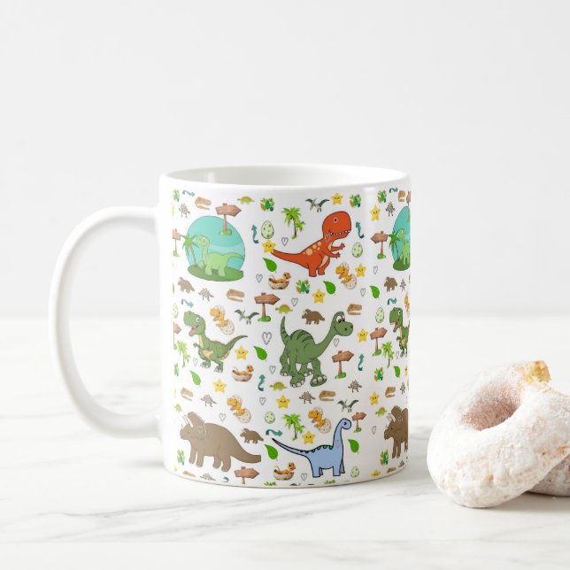 Dinosaur Mug (With Donut)