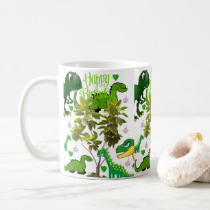 Dinosaur Mug Happy Birthday Mug