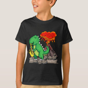 Dinosaur Music Lover Jazz Music Big Band Saxophone T-Shirt