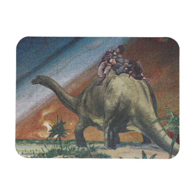 Dinosaur nap - magnet (Horizontal)