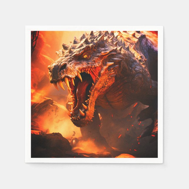 Dinosaur Napkins (Front)