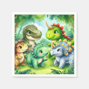 dinosaur napkins