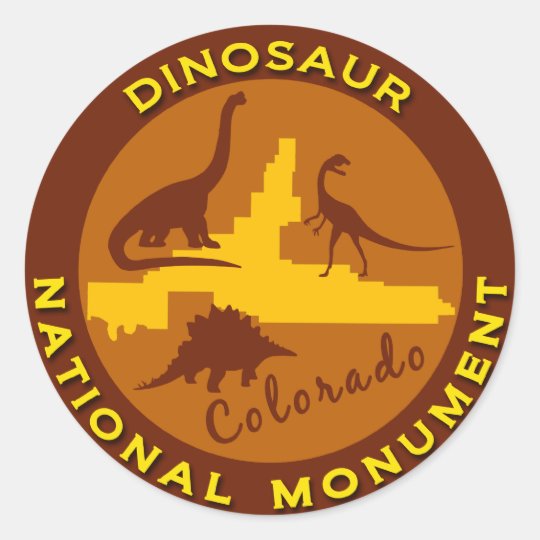 dinosaur national monument sticker