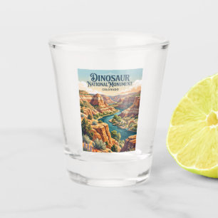Dinosaur National Monument Colorado Shot Glass