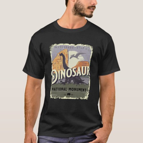 Dinosaur National Monument Colorado Utah Vacation  T_Shirt