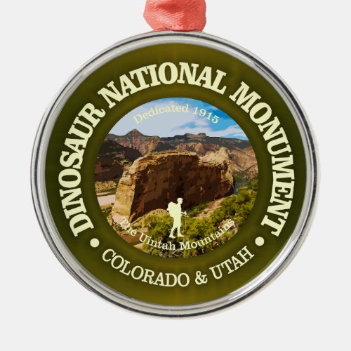 Dinosaur National Monument NM Metal Ornament