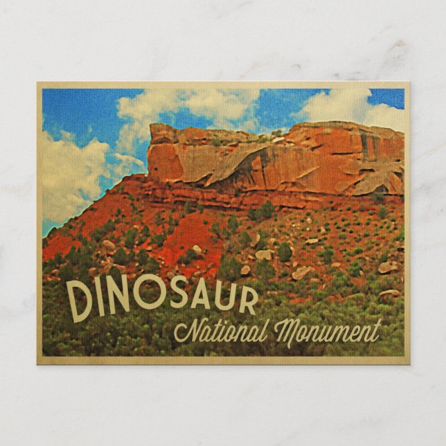 Dinosaur National Monument Postcard (Front)
