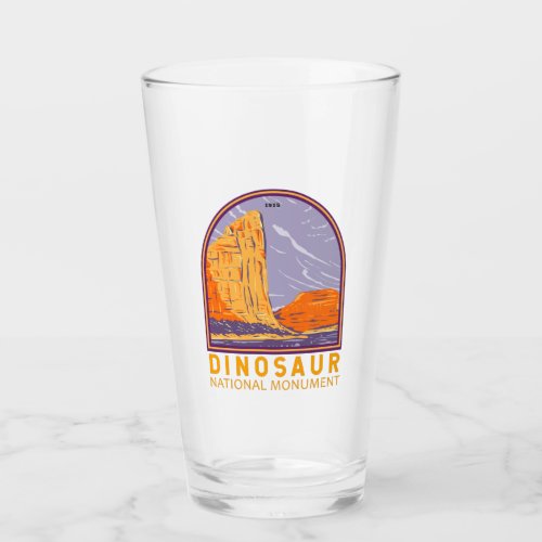 Dinosaur National Monument Vintage Glass