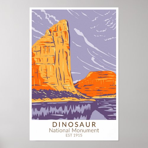 Dinosaur National Monument Vintage Poster