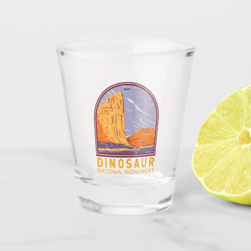 Dinosaur National Monument Vintage Shot Glass