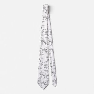 dinosaur neck tie