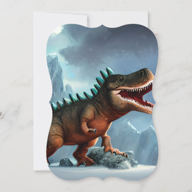 Dinosaur Note Card (Front)