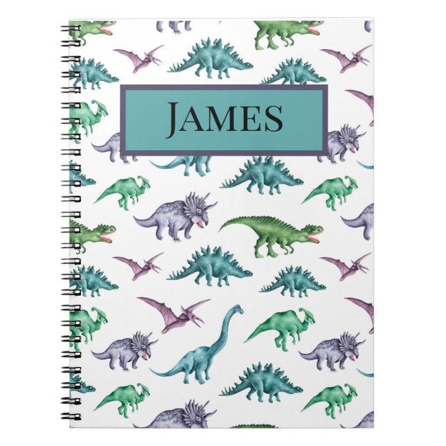 Dinosaur Notebook for Kids (Front)