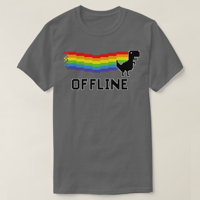 Dinosaur offline T-Shirt (Design Front)
