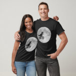 Dinosaur on a Bike In Sky With Moon T-Shirt Dinosaur on a Bike In Sky With Moon T-Shirt