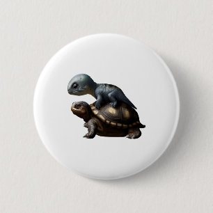 dinosaur on turtle Copy Button