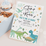 Dinosaur One-A-Saurs 1st Birthday Party Invitation<br><div class="desc">Dinosaur One-A-Saurs 1st Birthday Party Invitation 
All designs are © PIXEL PERFECTION PARTY LTD</div>