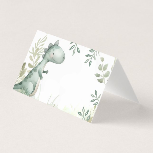 Dinosaur One-A-Saurus Boy Tabletop Sign (Front)