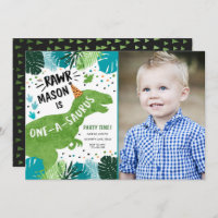 Dinosaur One-A-Saurus RAWR 1st First Birthday