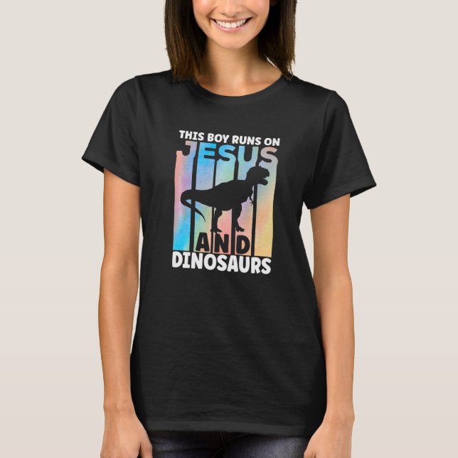 Dinosaur Outfit for Dino Lovers Apparel for Boys P T-Shirt (Front)