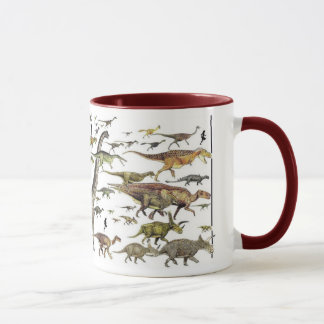 Dinosaur Pageant Mug Paleoart by Gregory Paul